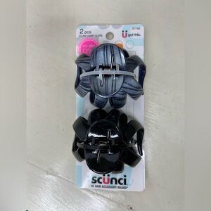 Brand New-Scunci Hair Clips - Set of 2